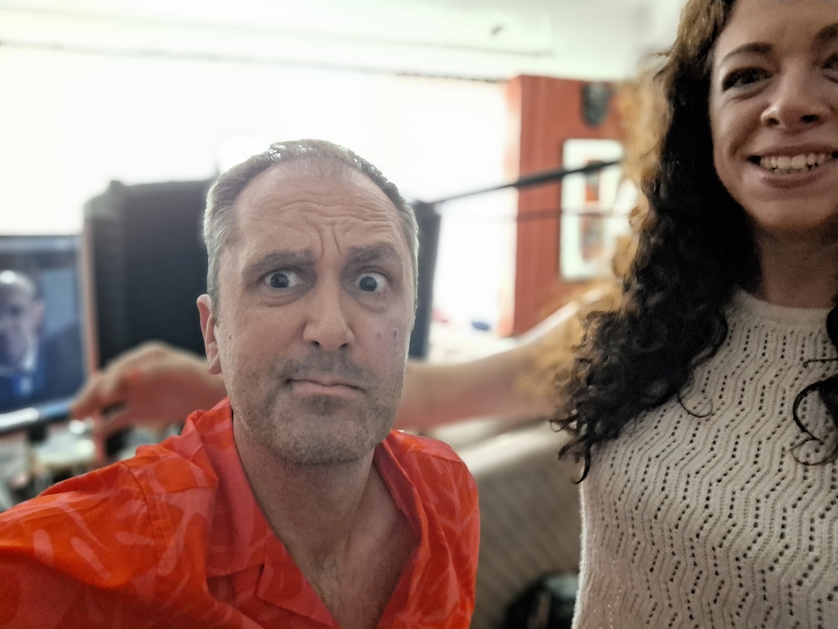 Nathan Head recording ADR on Blood Stream